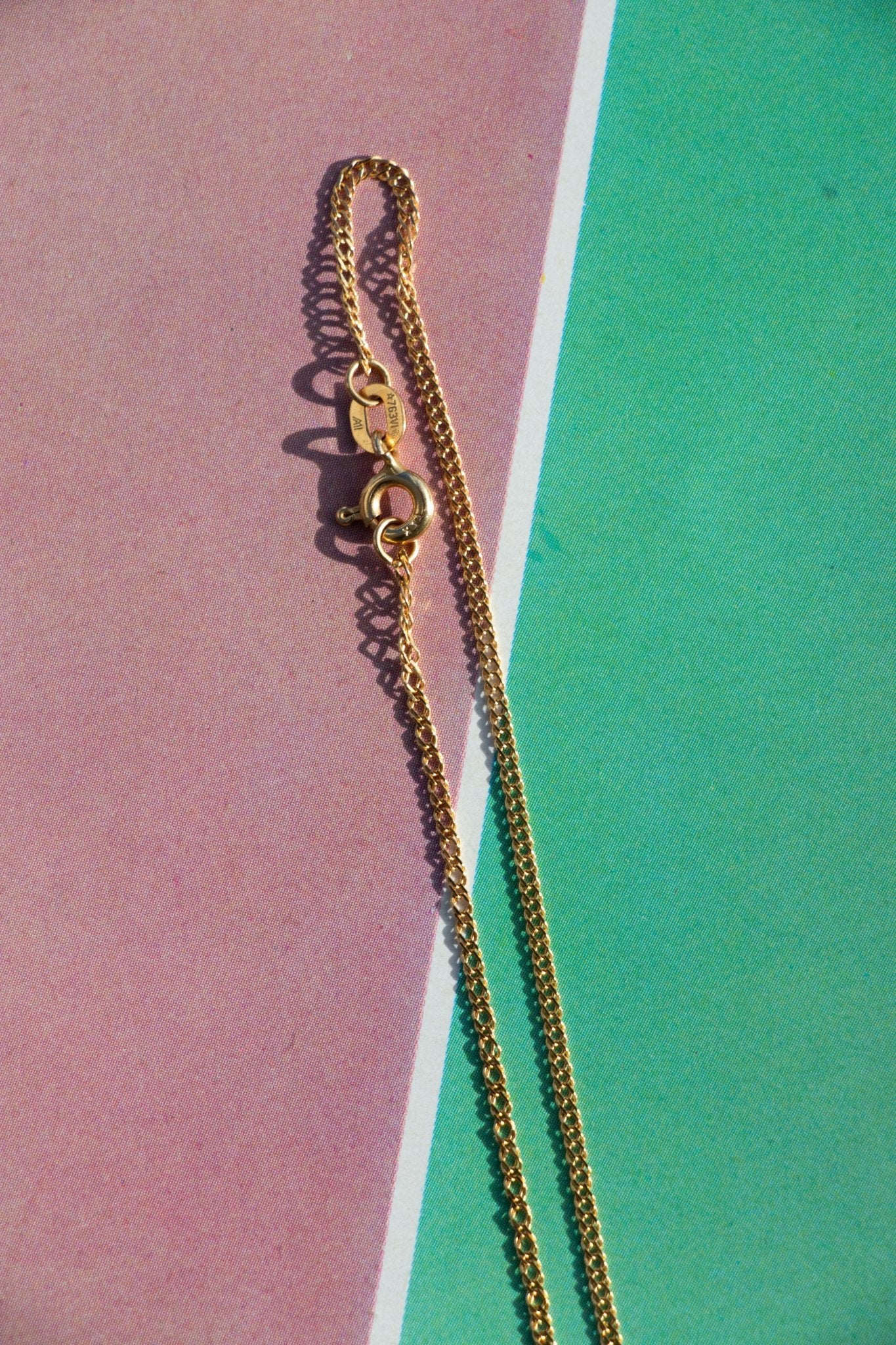 Bracelet - Vintage 14k Mini Figaro Bracelet 7” - Lettuce Goods