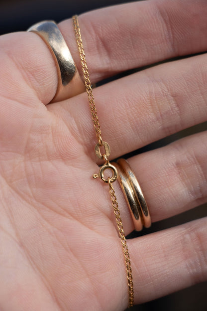 Bracelet - Vintage 14k Mini Figaro Bracelet 7” - Lettuce Goods