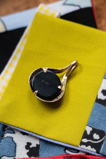 Charm - Vintage 14k Onyx Pendant - Lettuce Goods