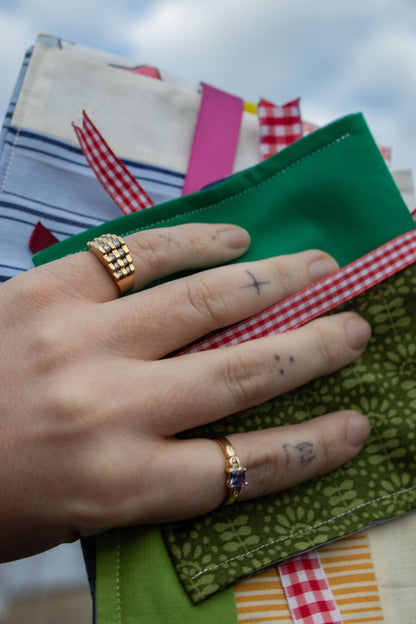 Ring - Vintage 14k Tanzanite & Diamond Ring - Lettuce Goods