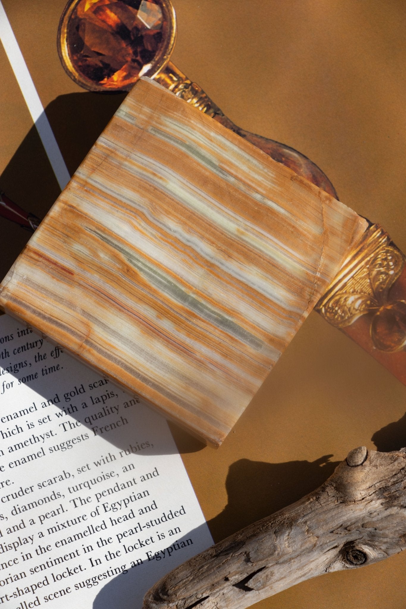 Ashtray - Vintage 60s Onyx Ashtray - Lettuce Goods