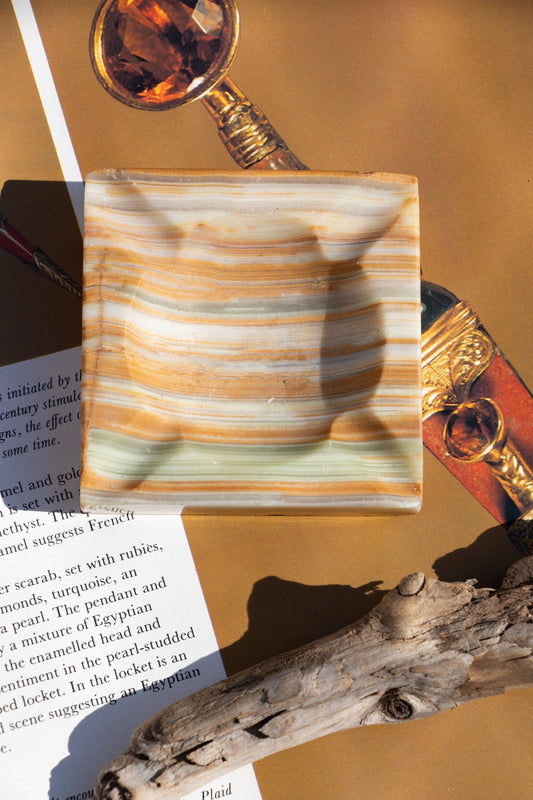 Ashtray - Vintage 60s Onyx Ashtray - Lettuce Goods