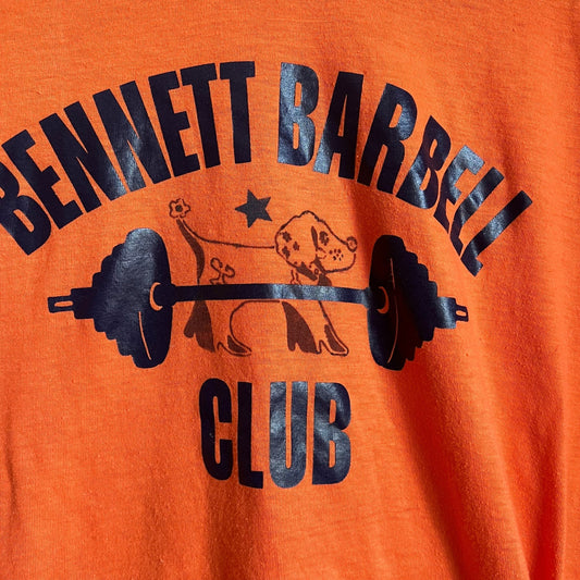 T-Shirt - Vintage Barbell Club Lettuce Doggie Tee - LETTUCE STUDIOS