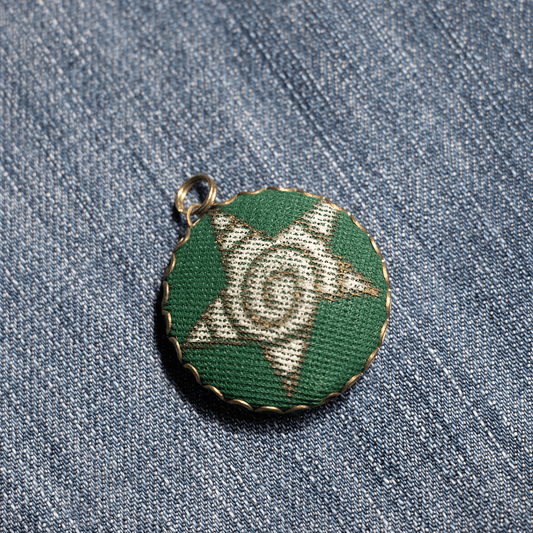 Charm - Vintage Brass Star Pendant - Lettuce Goods