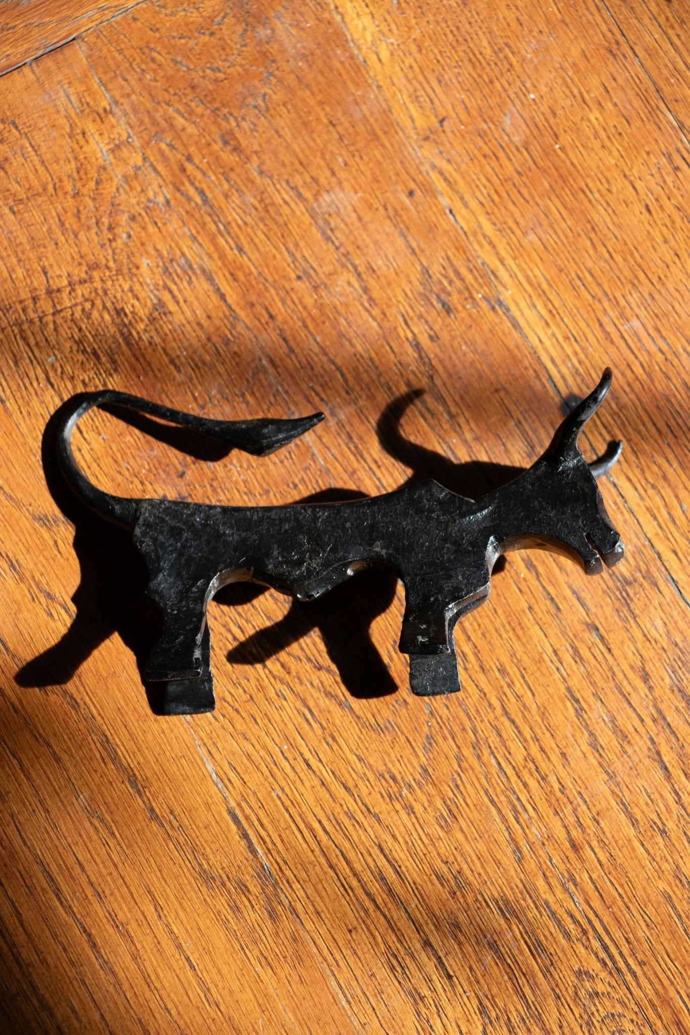  - Vintage Cast Iron Steer Statue - Lettuce Goods