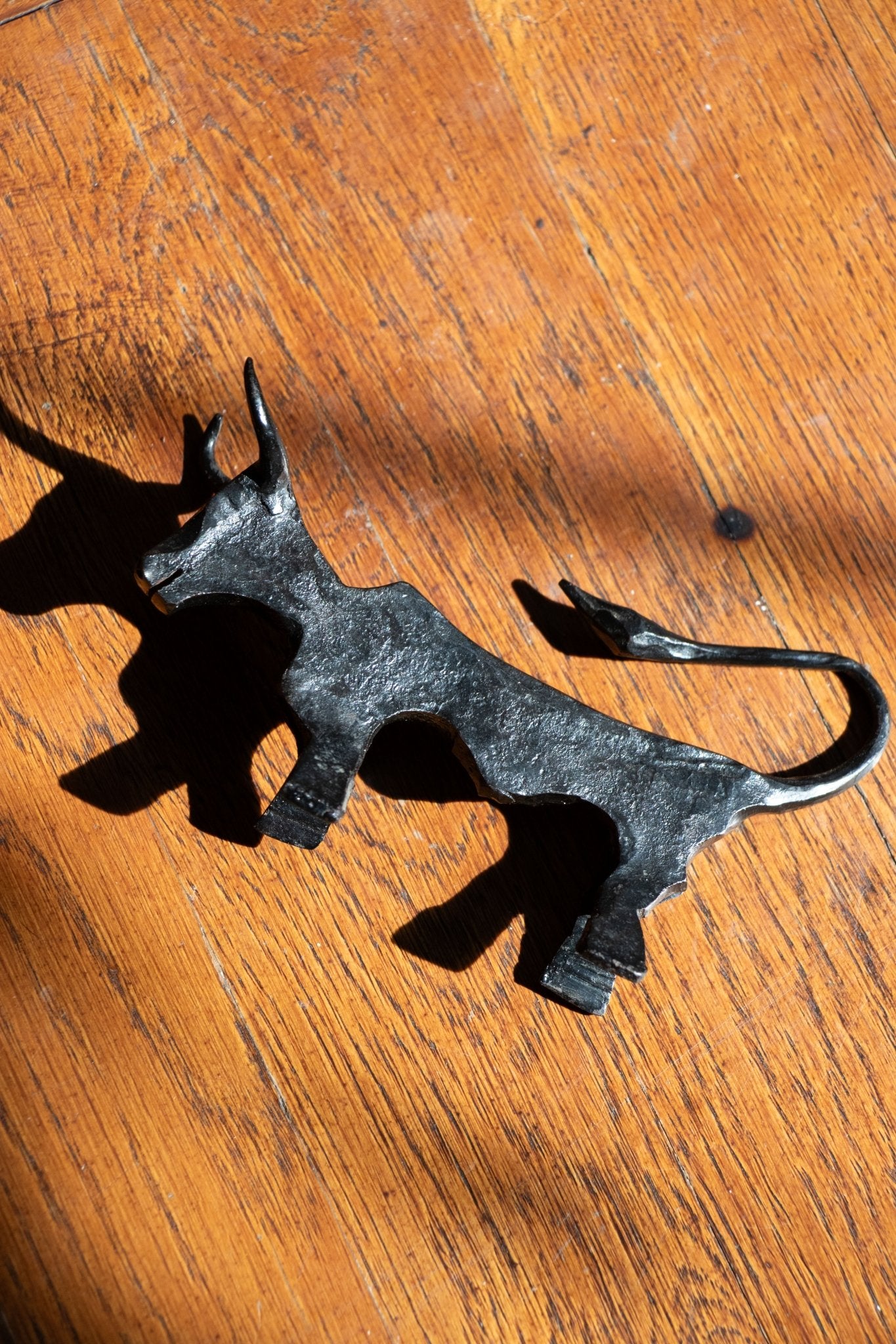  - Vintage Cast Iron Steer Statue - Lettuce Goods