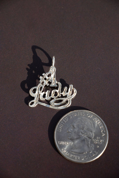 Charm - Vintage Sterling 1 Lady Charm - Lettuce Goods