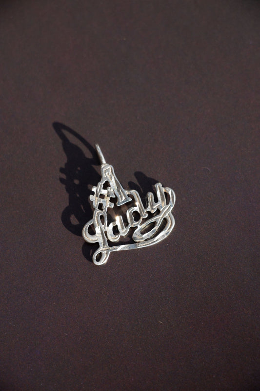 Charm - Vintage Sterling 1 Lady Charm - Lettuce Goods