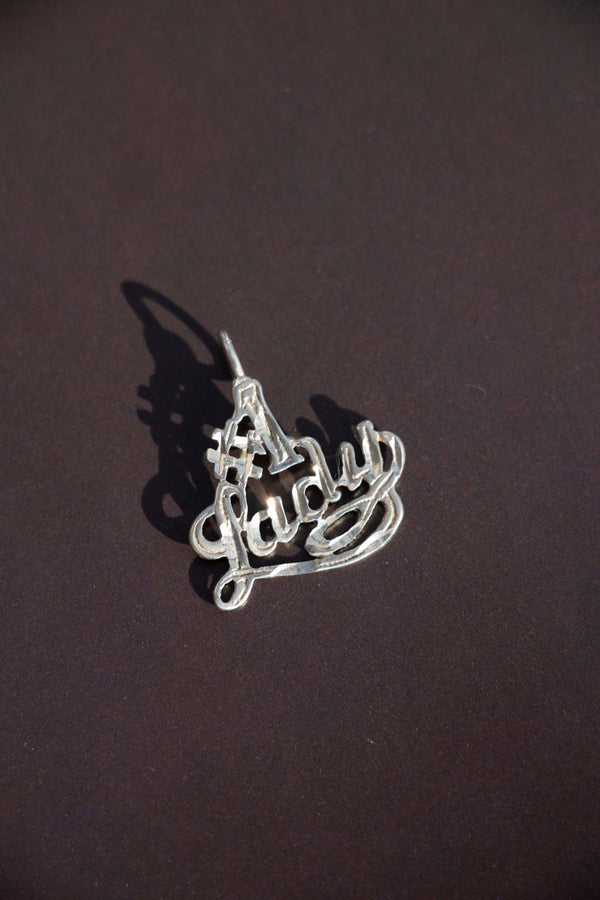 Charm - Vintage Sterling 1 Lady Charm - Lettuce Goods