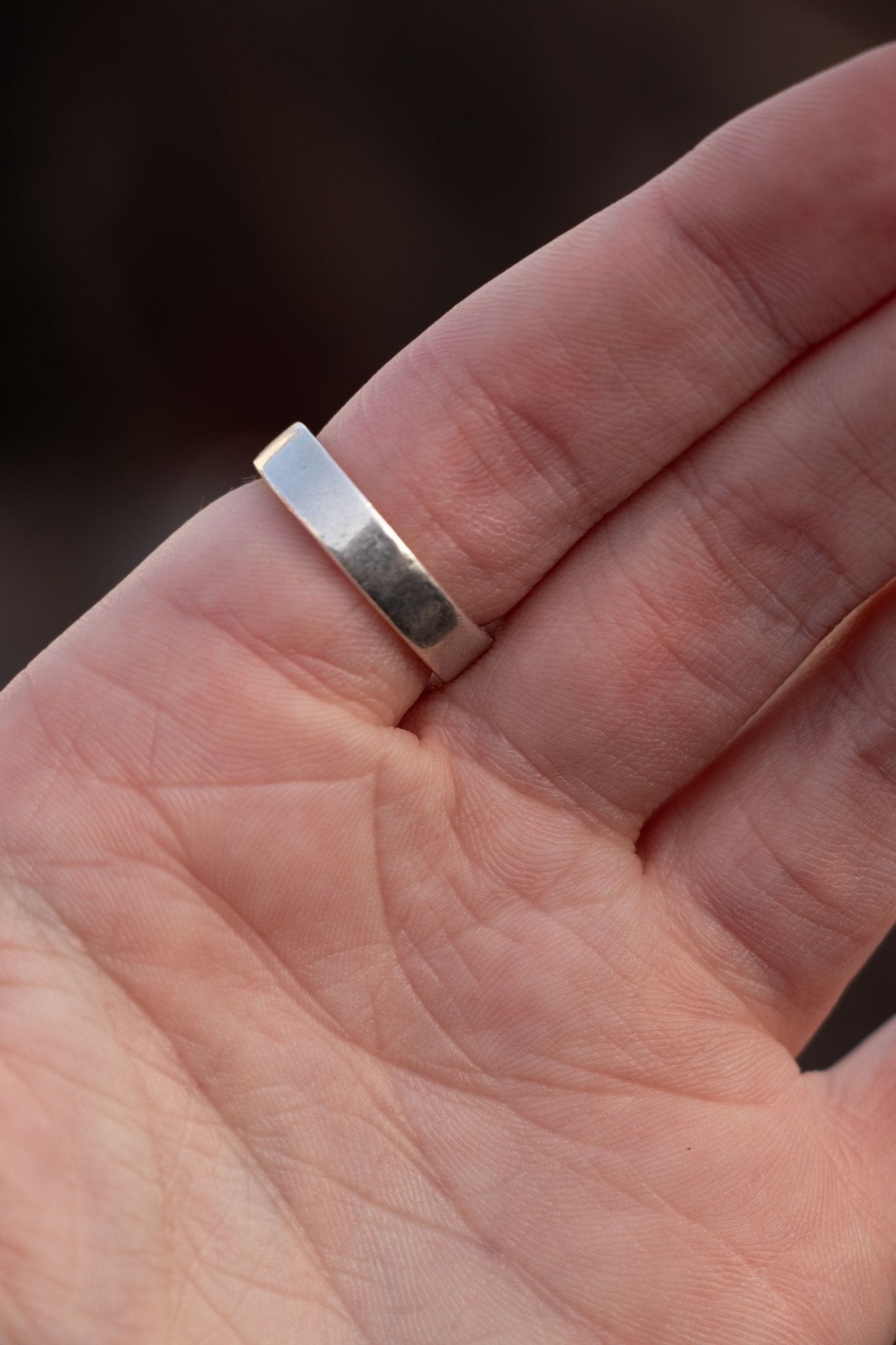 Ring - Vintage Sterling & 14k Frame Ring - Lettuce Goods