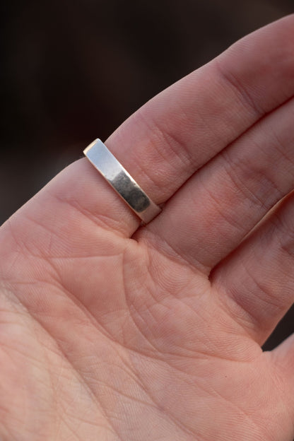 Ring - Vintage Sterling & 14k Frame Ring - Lettuce Goods