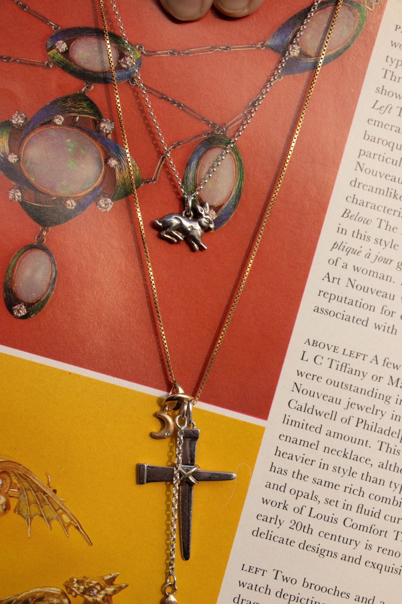  - Vintage Sterling & 14k Gold Connector - Lettuce Goods