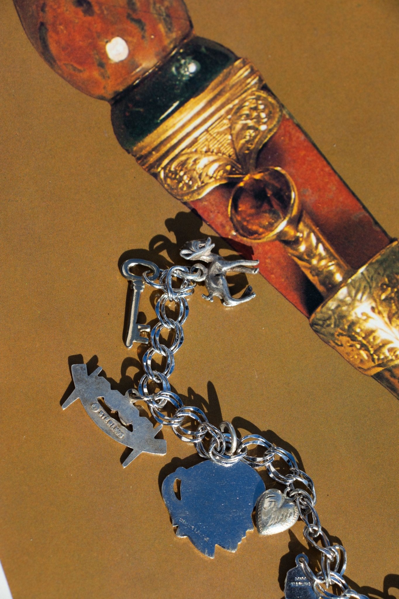  - Vintage Sterling Charm Bracelet - Lettuce Goods