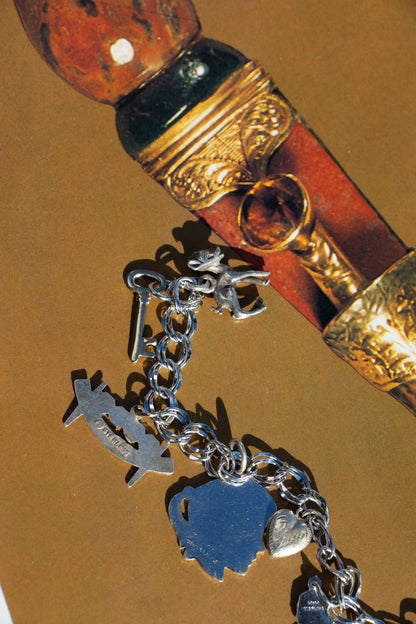  - Vintage Sterling Charm Bracelet - Lettuce Goods