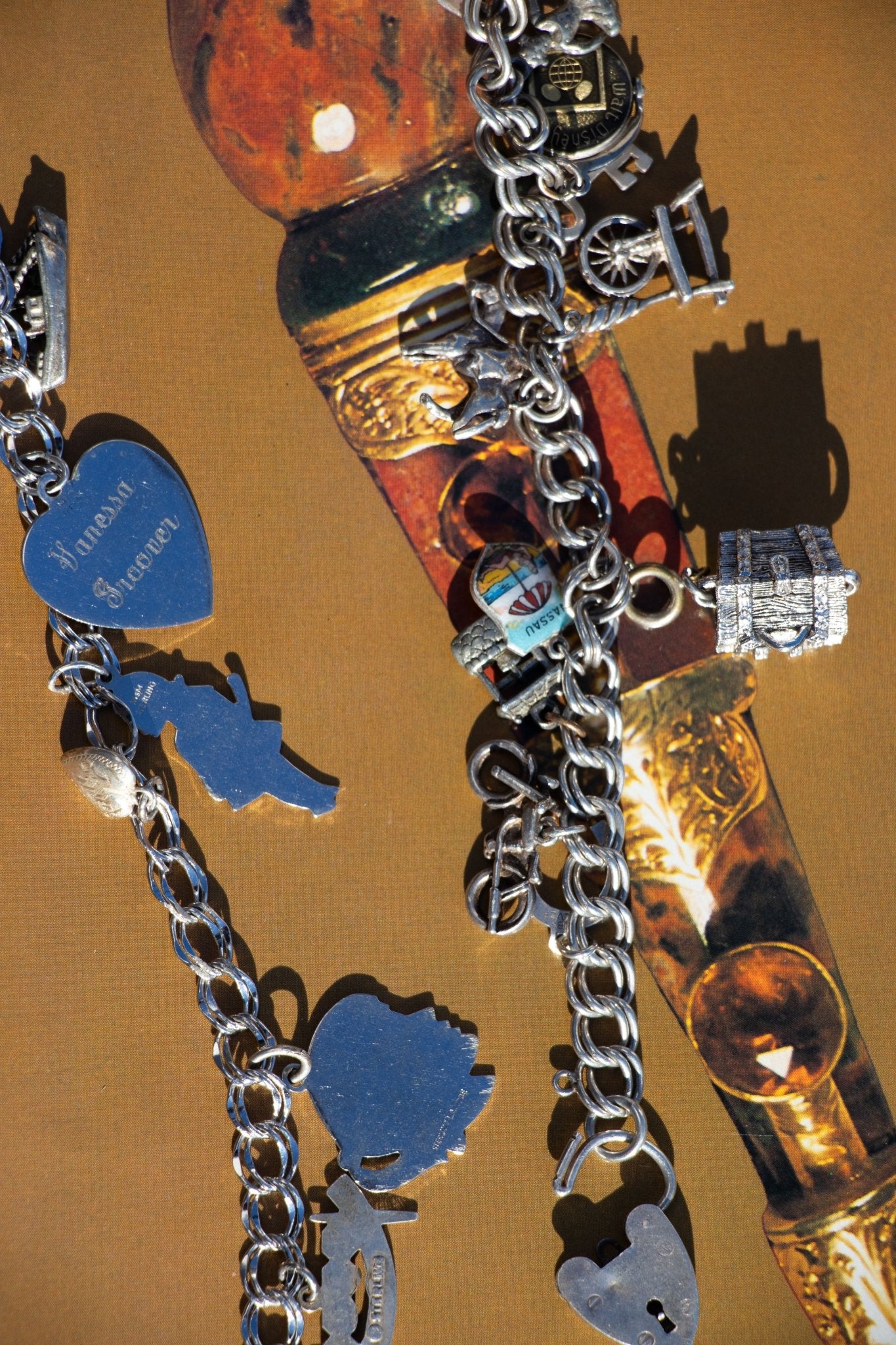  - Vintage Sterling Charm Bracelet - Lettuce Goods