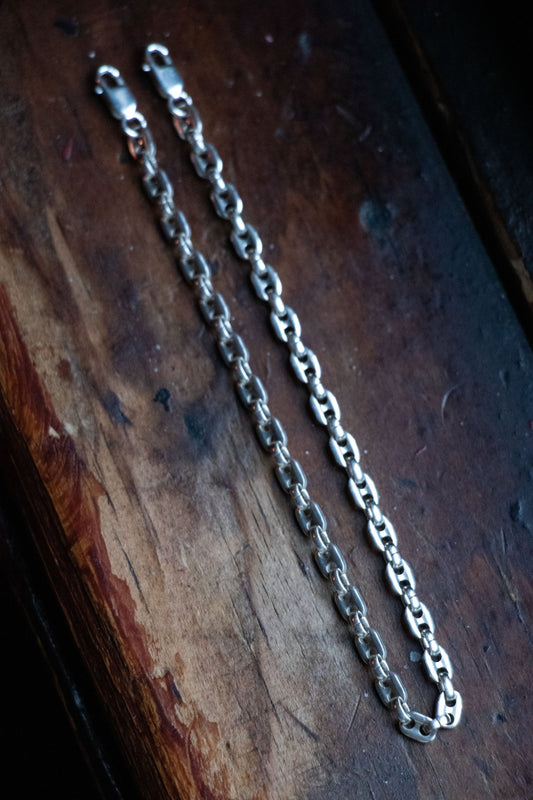  - Vintage Sterling Mariner Bracelet/Connector - Lettuce Goods