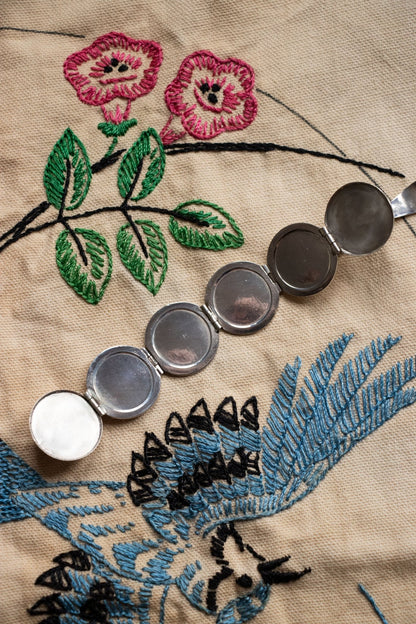 Pendant - Vintage Sterling Silver Ball Photo Locket - Lettuce Goods