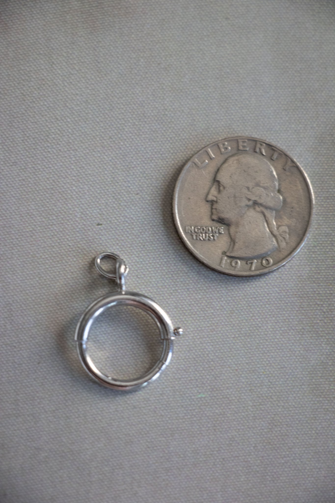 Charm - Vintage Sterling Silver Bolt Clasp - Lettuce Goods