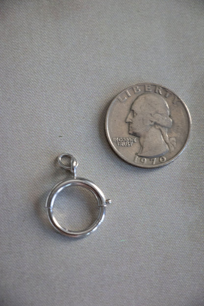 Charm - Vintage Sterling Silver Bolt Clasp - Lettuce Goods