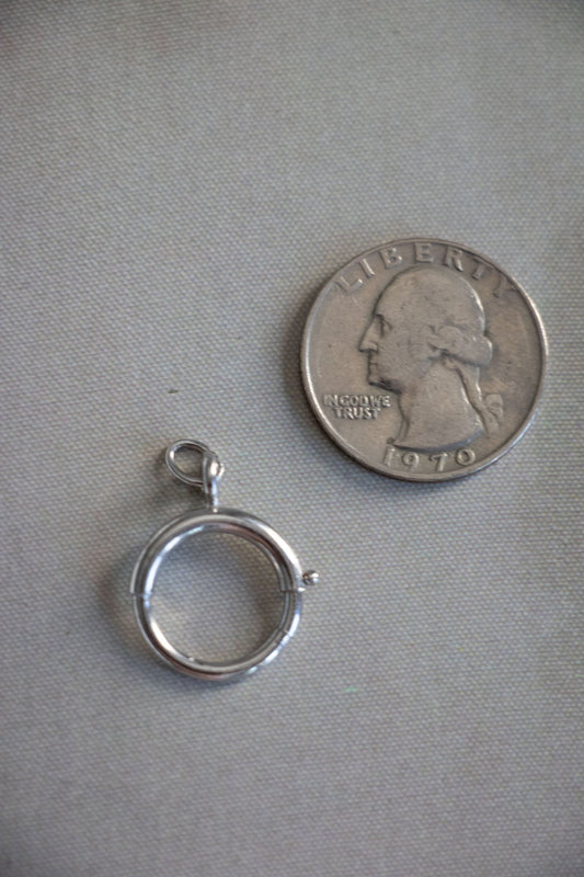 Charm - Vintage Sterling Silver Bolt Clasp - Lettuce Goods