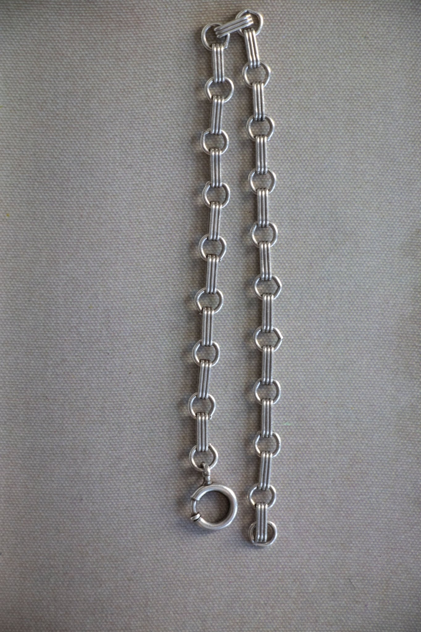 Bracelet - Vintage Sterling Silver Bolt Clip Bracelet - Lettuce Goods