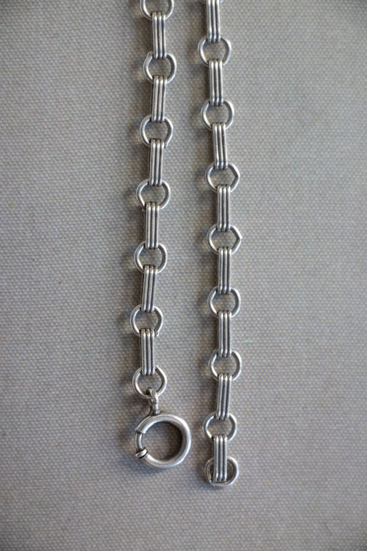 Bracelet - Vintage Sterling Silver Bolt Clip Bracelet - Lettuce Goods