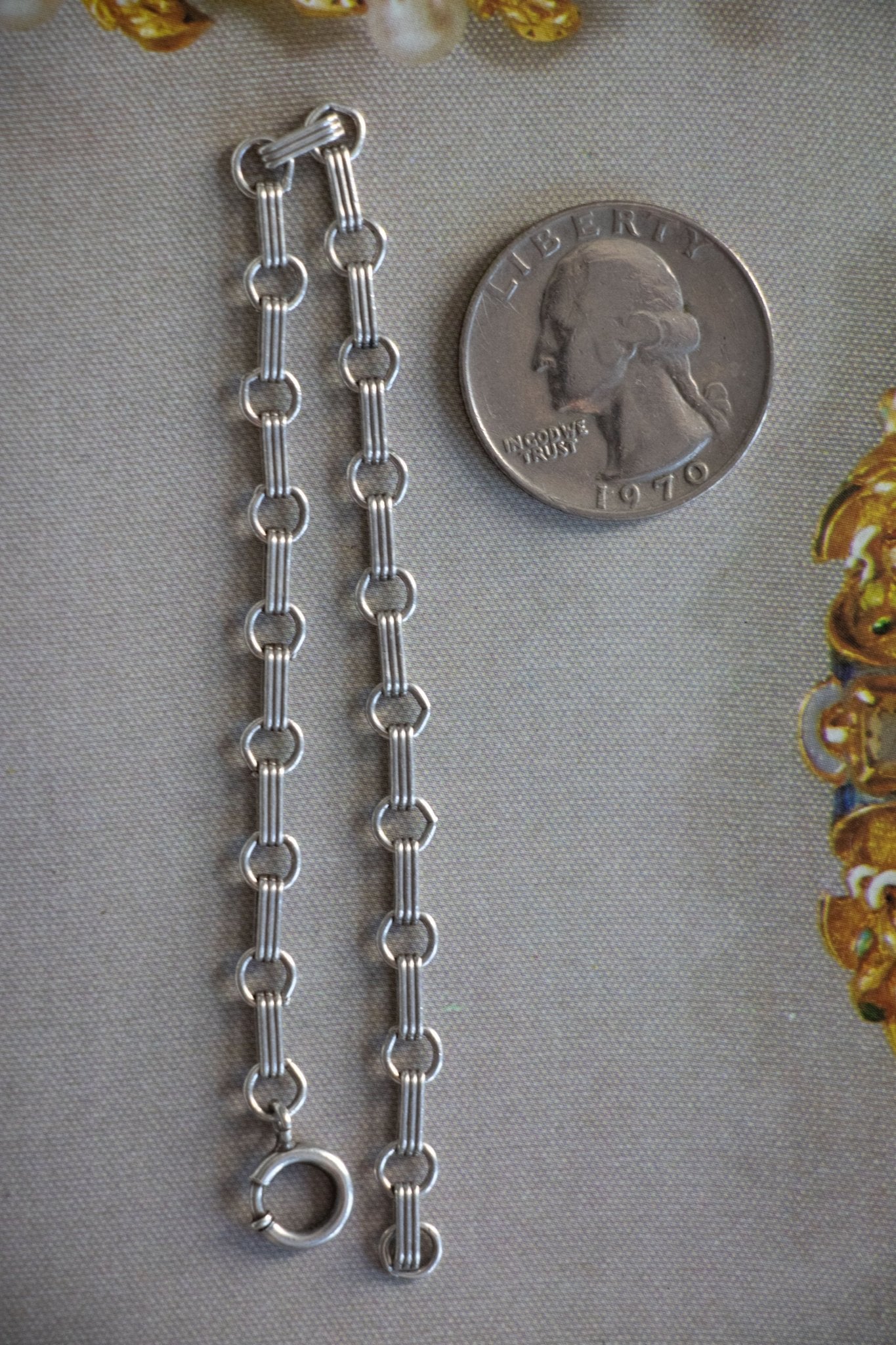 Bracelet - Vintage Sterling Silver Bolt Clip Bracelet - Lettuce Goods