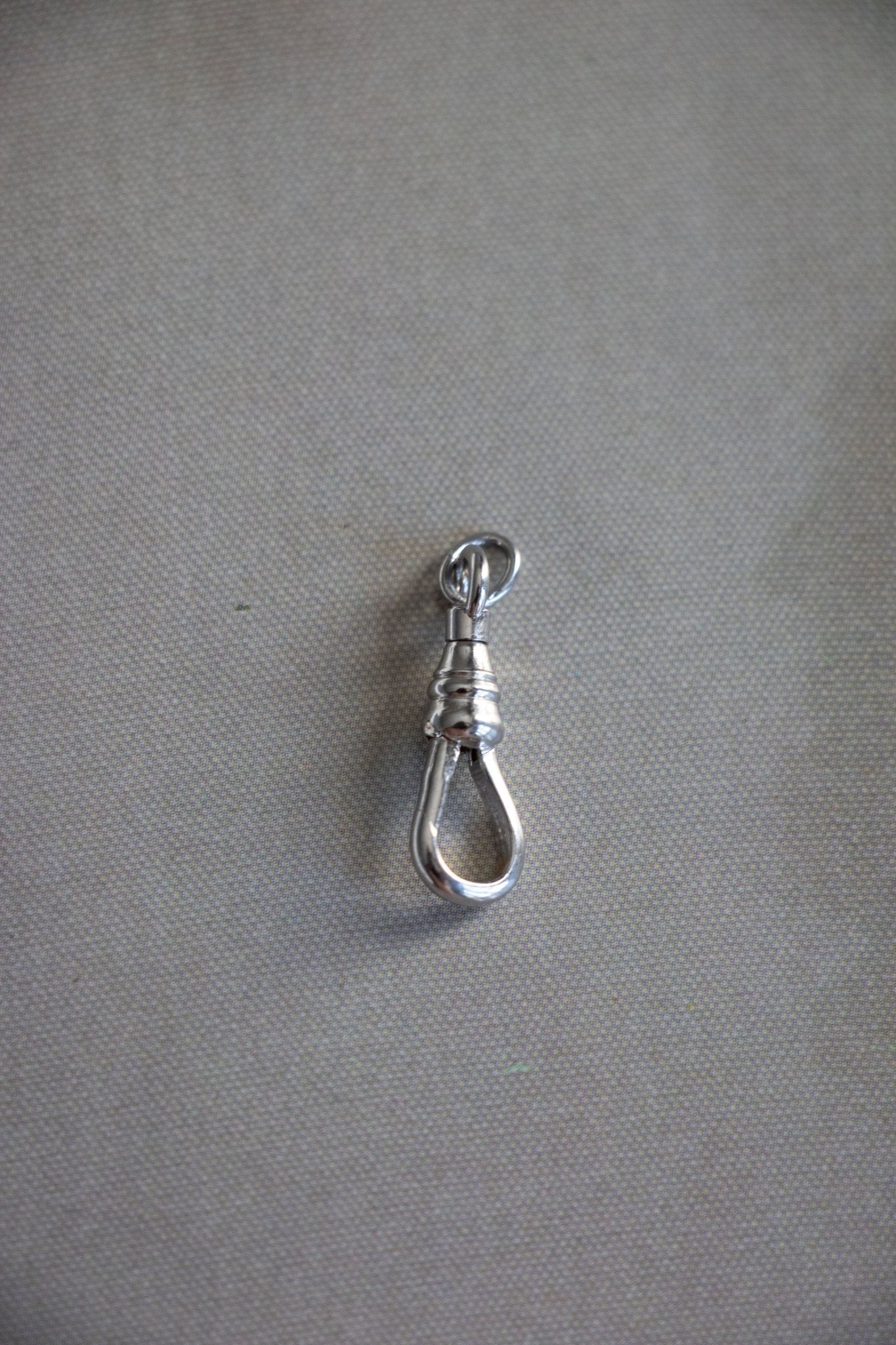 Charm - Vintage Sterling Silver Dog Clip Clasp - Lettuce Goods