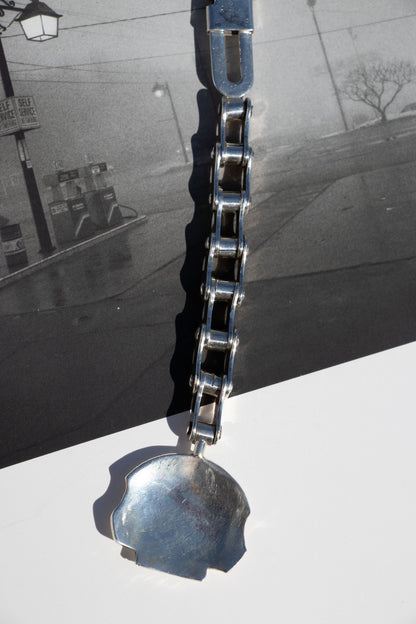 Keychain - Vintage Sterling Silver Harley Davidson Keychain - LETTUCE STUDIOS