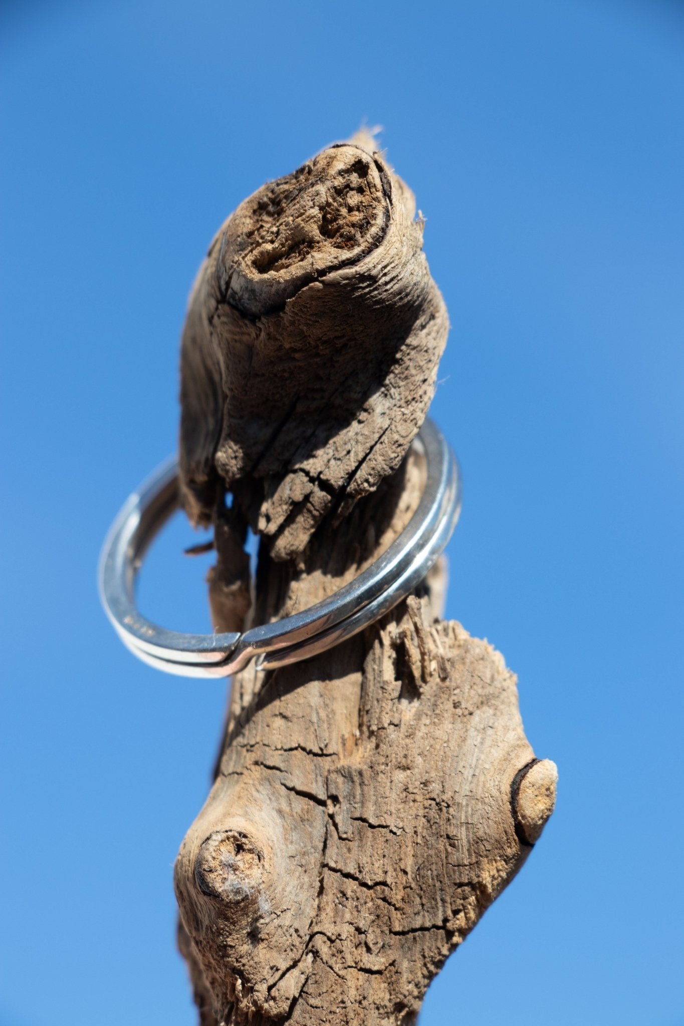 Keychain - Vintage Sterling Silver Split Ring - Lettuce Goods