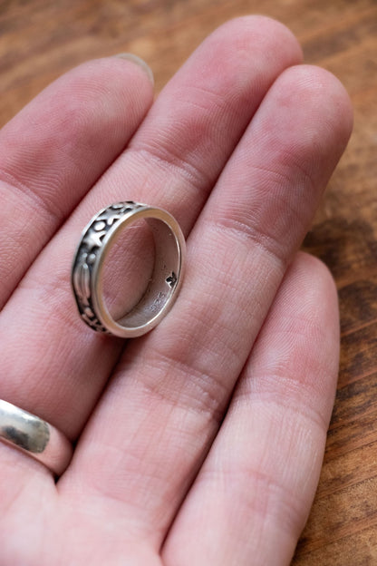 Ring - Vintage Sterling Stars & UFO Ring - Lettuce Goods