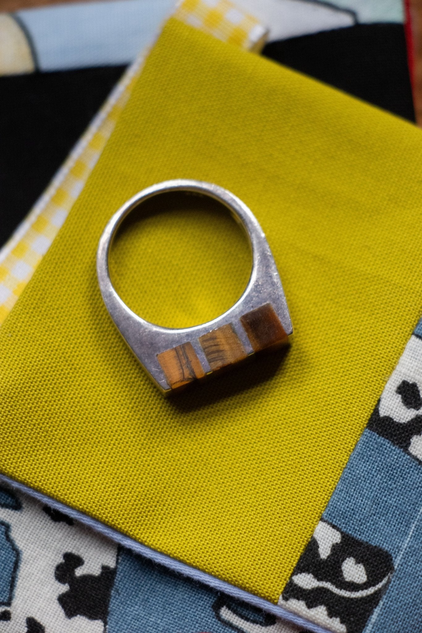 Ring - Vintage Sterling Tiger’s Eye Ring - Lettuce Goods