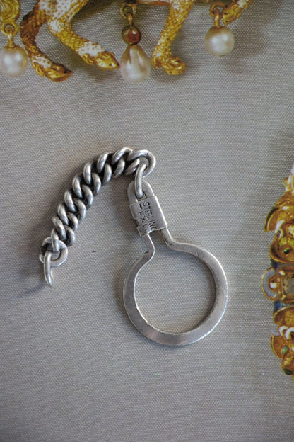 Keychain - Vintage Taxco Sterling Silver Keychain - Lettuce Goods