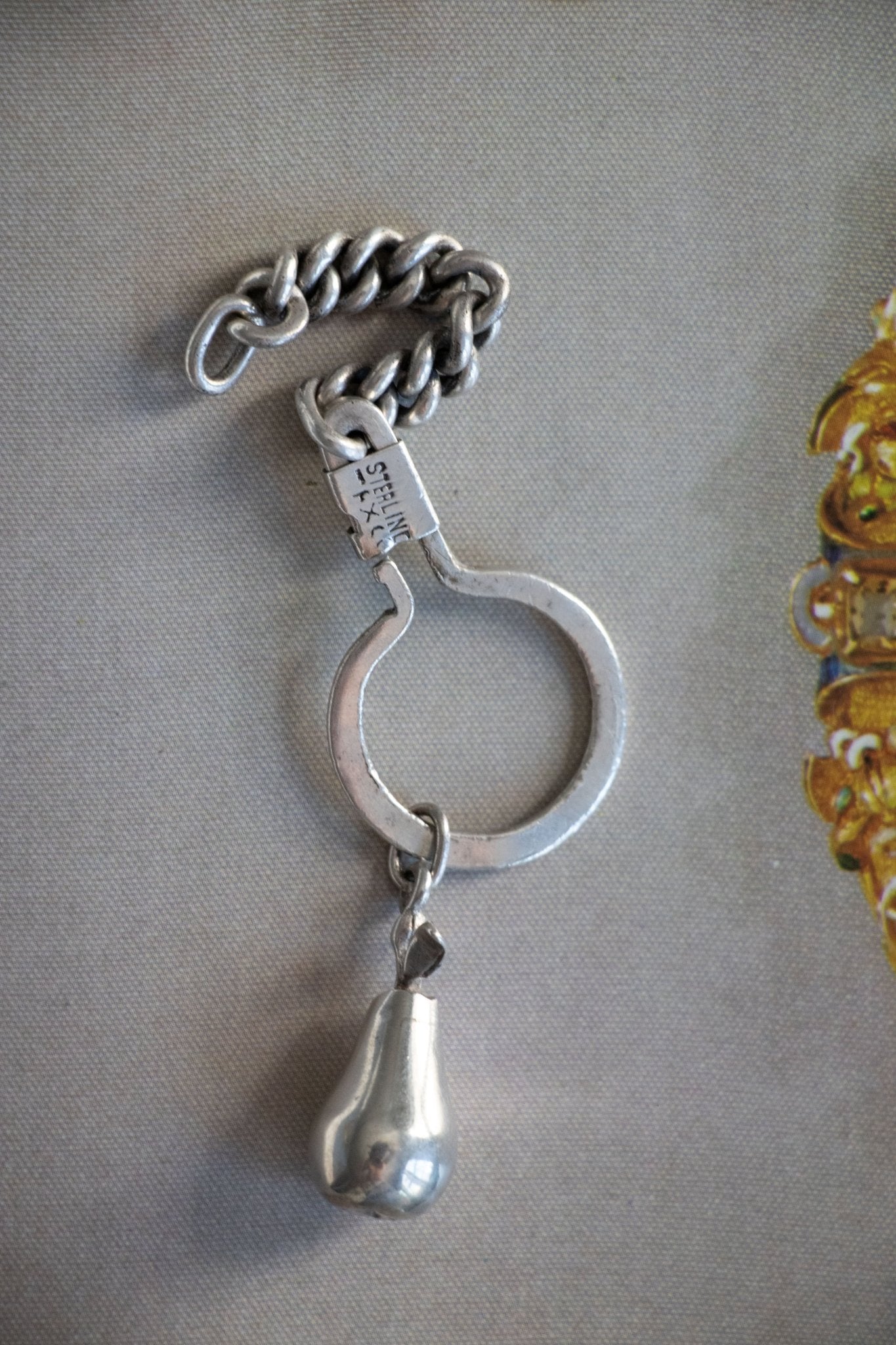 Keychain - Vintage Taxco Sterling Silver Keychain - Lettuce Goods