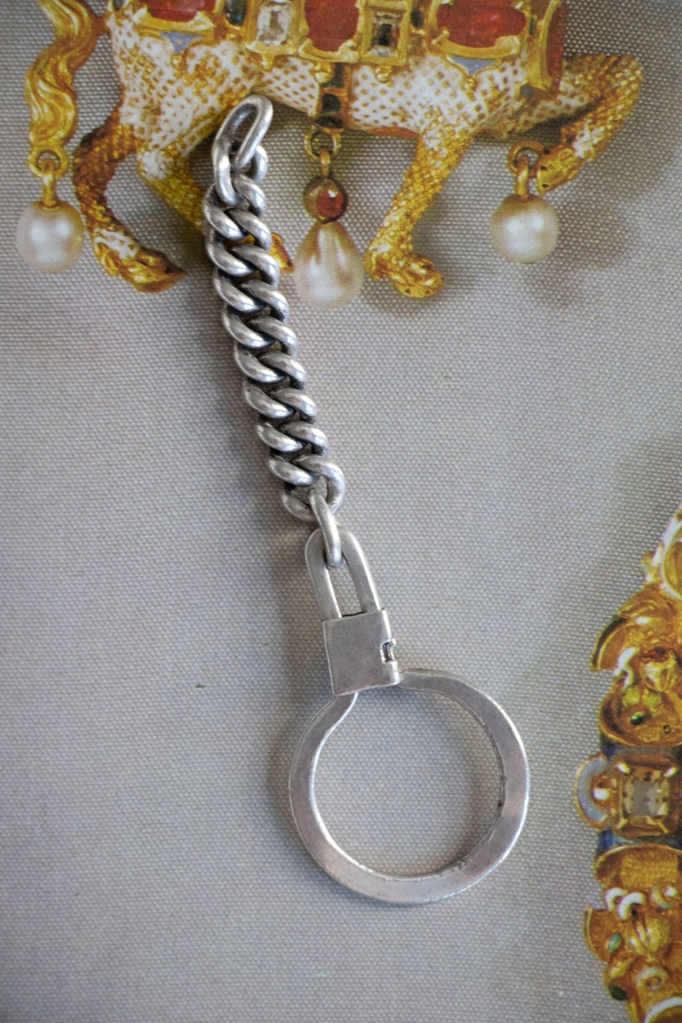 Keychain - Vintage Taxco Sterling Silver Keychain - Lettuce Goods