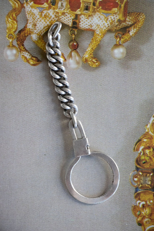 Keychain - Vintage Taxco Sterling Silver Keychain - Lettuce Goods